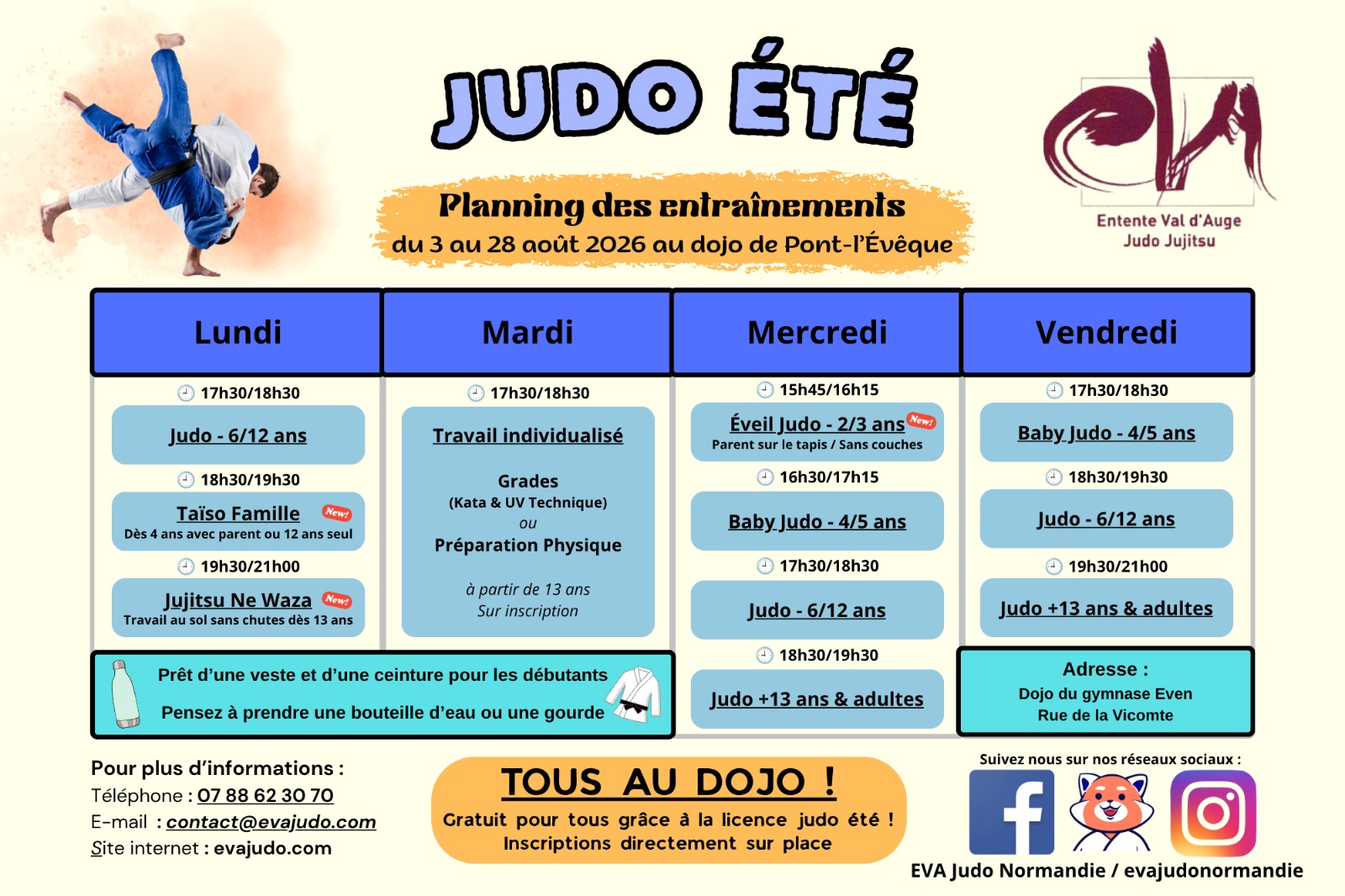 judo ete 2026